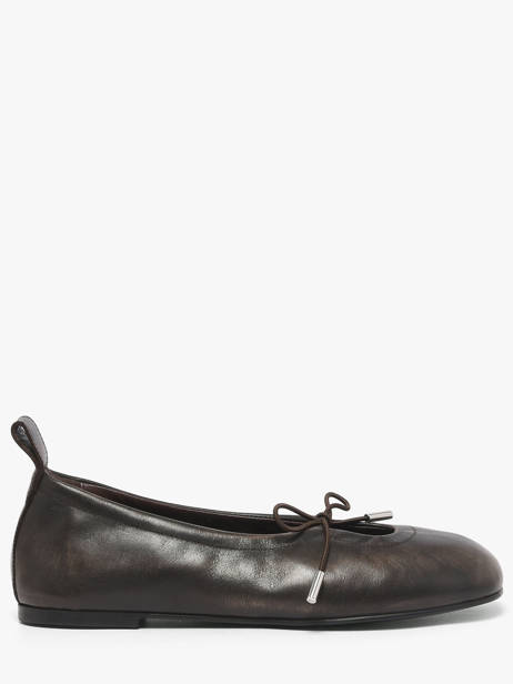 Ballerinas Rosalind In Leather Alohas Brown accessoires 10131801