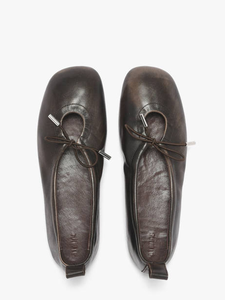 Ballerinas Rosalind In Leather Alohas Brown accessoires 10131801 other view 3