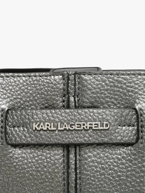 Sac Bandoulière K Pierced Cuir Karl lagerfeld Argent k pierced B3W30356 vue secondaire 3