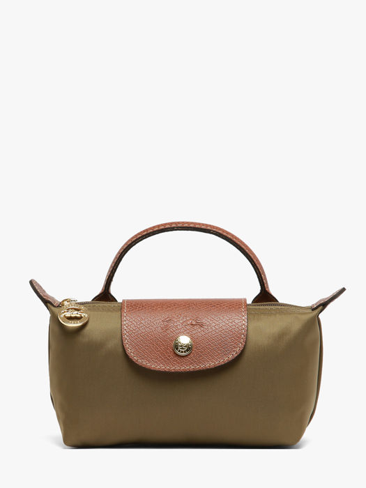 Longchamp Le pliage original Clutches Green