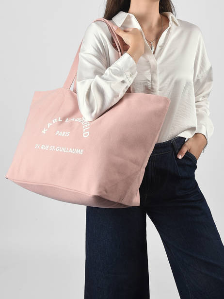 Shoulder Bag Rsg Cotton Karl lagerfeld Pink rsg A1W50006 other view 1