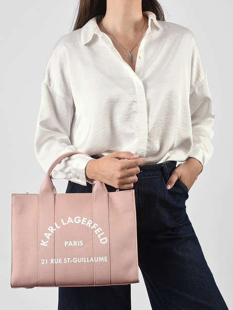 Small Tote Bag Rsg Cotton Karl lagerfeld Pink rsg A1W50010 other view 1