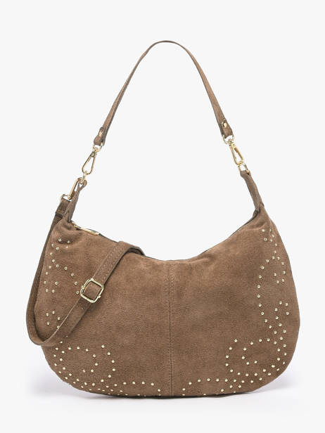 Shoulder Bag Velvet Milano Beige velvet VE26061