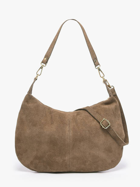 Shoulder Bag Velvet Milano Beige velvet VE26061 other view 4