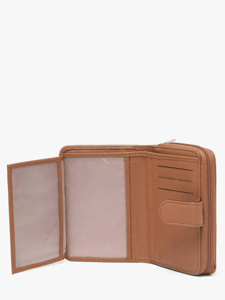Wallet Leather Hexagona Brown confort 461063R other view 2