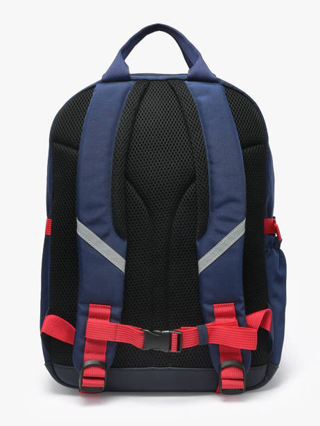 1 Compartment Backpack Caramel et cie Blue boheme FI other view 4