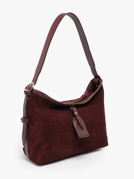 Shoulder Bag Velvet Caviar Leather Milano Violet velvet caviar VC250610 other view 2