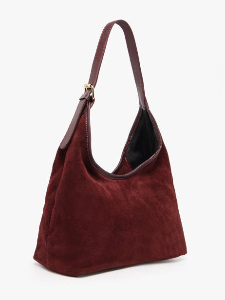Shoulder Bag Velvet Caviar Leather Milano Violet velvet caviar VC26062 other view 2