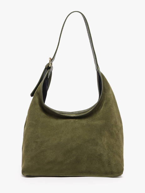 Shoulder Bag Velvet Caviar Leather Milano Green velvet caviar VC26062