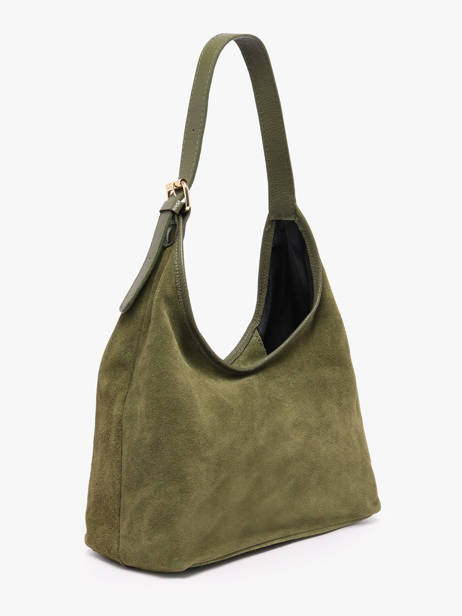 Shoulder Bag Velvet Caviar Leather Milano Green velvet caviar VC26062 other view 2