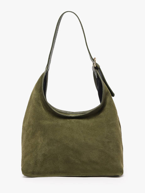 Shoulder Bag Velvet Caviar Leather Milano Green velvet caviar VC26062 other view 4