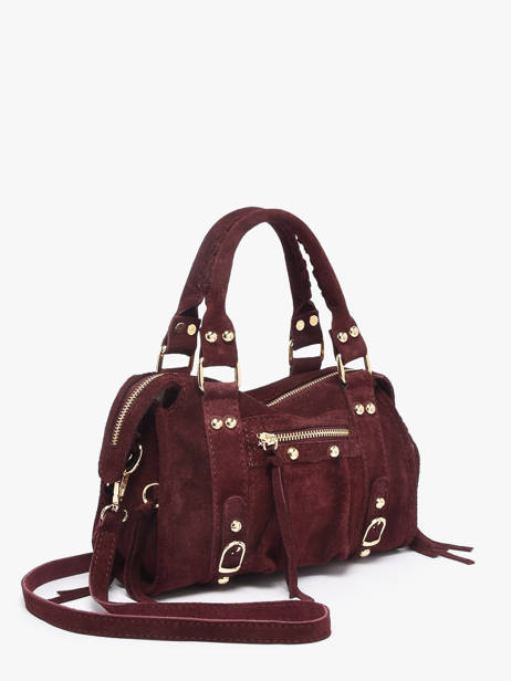 Sac Bandoulière Velvet Cuir Milano Violet velvet VE24093O vue secondaire 2