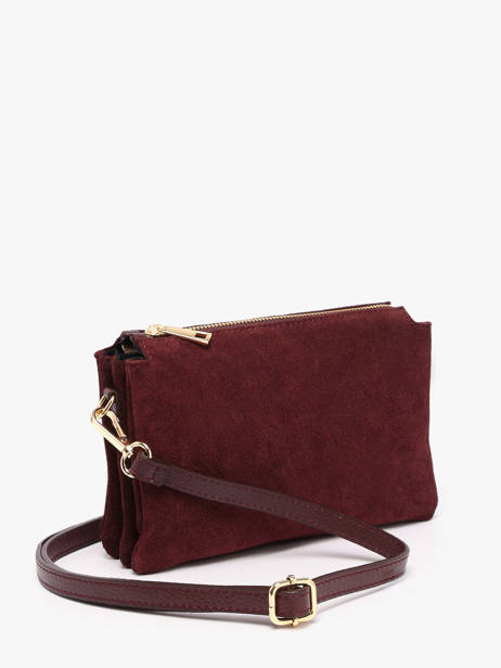Sac Bandoulière Velvet Caviar Cuir Milano Violet velvet caviar VC24117 vue secondaire 2