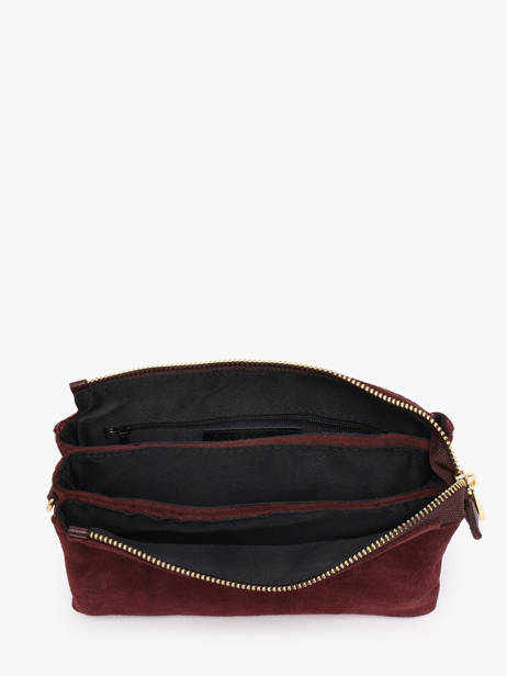 Sac Bandoulière Velvet Caviar Cuir Milano Violet velvet caviar VC24117 vue secondaire 3