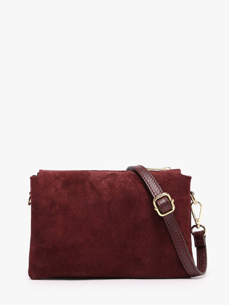 Sac Bandoulière Velvet Caviar Cuir Milano Violet velvet caviar VC24117 vue secondaire 4