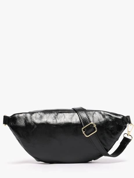 Belt Bag Leather Milano Black shiny sauvage SS24119 other view 4