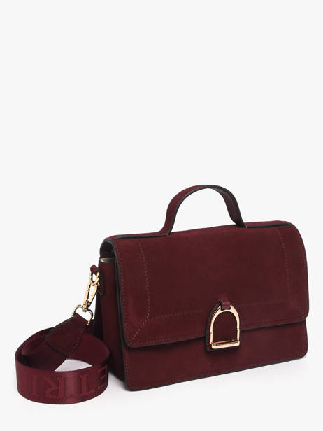 Crossbody Bag M Altesse Suede Etrier Red altesse suede EASU048M other view 3