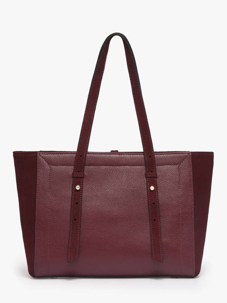 Shoulder Bag Altesse Suede Leather Etrier Red altesse suede EASU088S other view 5