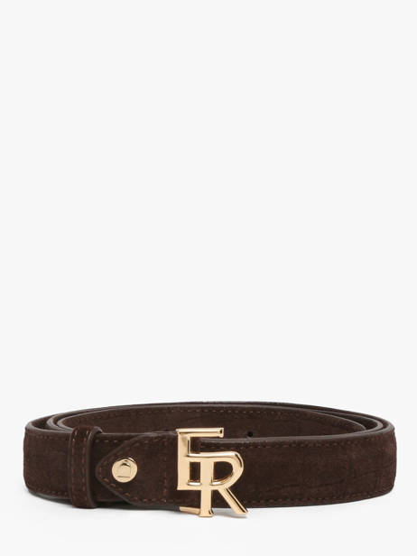 Belt Etrier Brown equestre croco EEQC414C