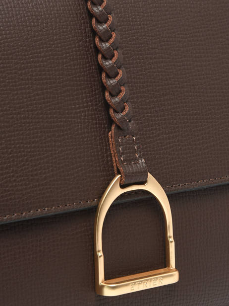 Shoulder Bag M Torsade Leather Etrier Brown torsade ETOS169M other view 3