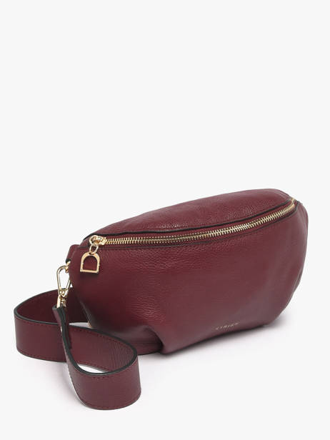 Medium Leather Tradition Belt Bag Etrier Red tradition ETRA022M other view 2