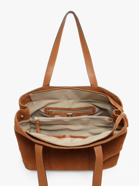 A4 Size Shoulder Bag Alpin Leather Etrier Brown alpin EALN140M other view 4