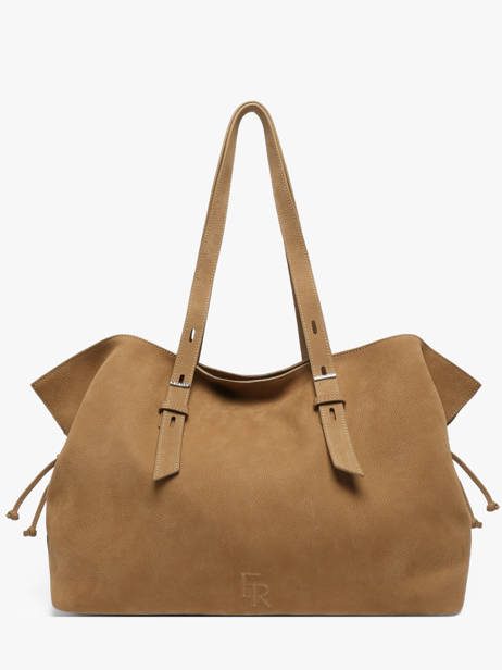 A4 Size Shoulder Bag Cavalier Nubuck Leather Etrier Brown cavalier nubuck ECAN215L