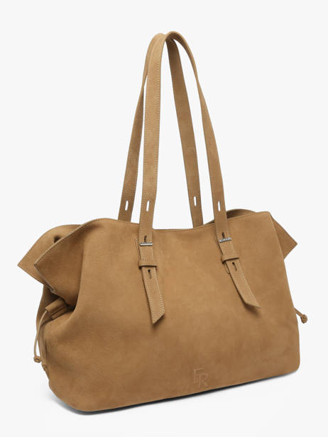 A4 Size Shoulder Bag Cavalier Nubuck Leather Etrier Brown cavalier nubuck ECAN215L other view 2