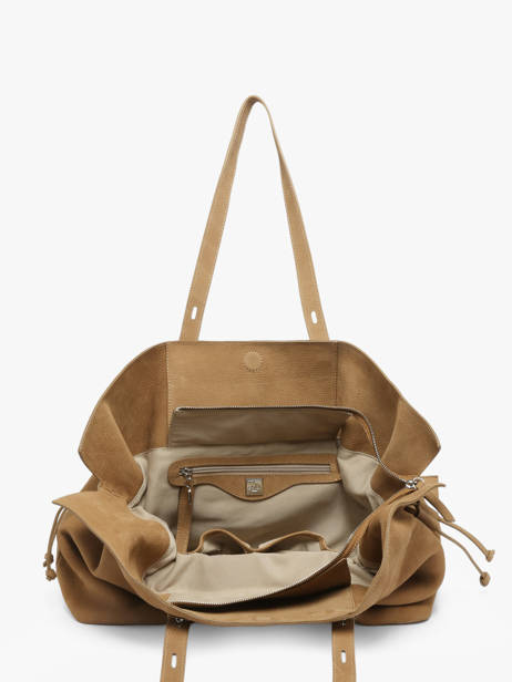 A4 Size Shoulder Bag Cavalier Nubuck Leather Etrier Brown cavalier nubuck ECAN215L other view 4