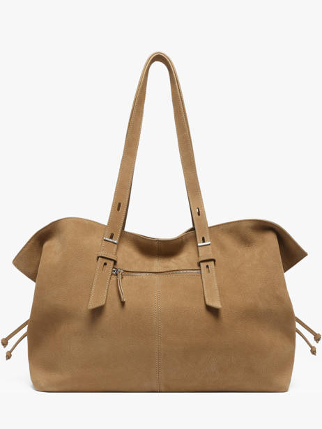 A4 Size Shoulder Bag Cavalier Nubuck Leather Etrier Brown cavalier nubuck ECAN215L other view 5