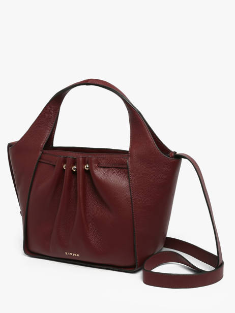 Satchel Foudre Leather Etrier Red foudre EFOD238M other view 3