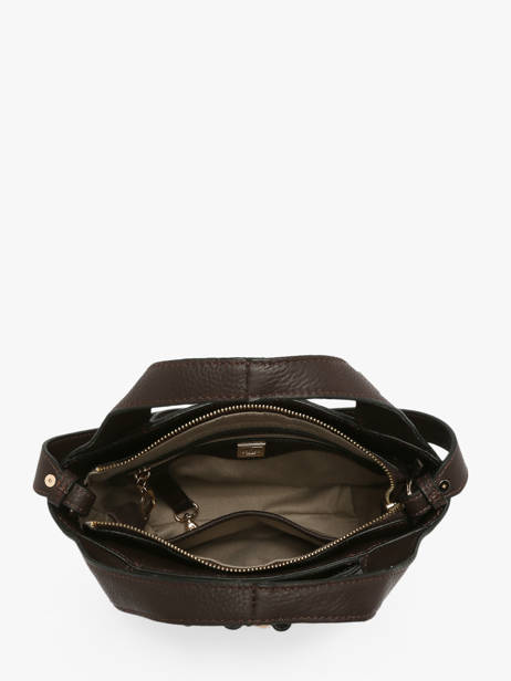 Crossbody Bag Foudre Leather Etrier Brown foudre EFOD238S other view 5