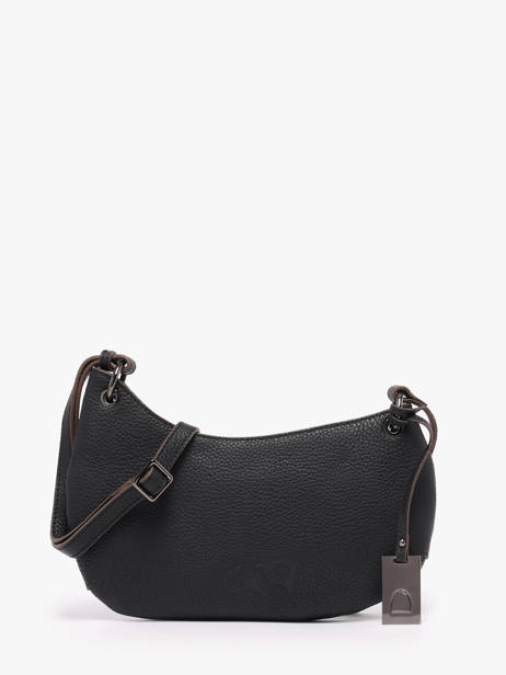 Shoulder Bag Ecuyer Leather Etrier Black ecuyer EECU1201