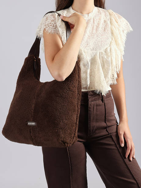 Shoulder Bag Amboise Leather Etrier Brown amboise EAMB154M other view 1