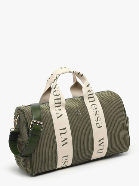 Shoulder Bag Velours Vanessa wu Green velours MA0085 other view 1