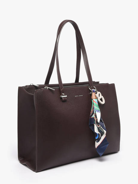 Shoulder Bag Saffiano David jones Brown saffiano 4N other view 2