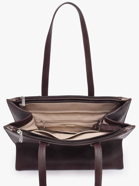 Shoulder Bag Saffiano David jones Brown saffiano 4N other view 3