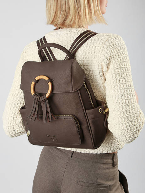 Backpack Camomille Woomen Brown camomille WCAO02 other view 1
