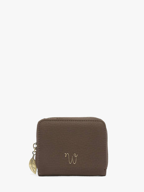 Coin Purse Woomen Brown camomille WCAO95
