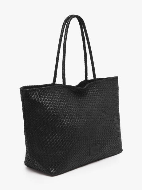 Shoulder Bag A4 Lisbonne Leather Basilic pepper Black lisbonne BLIS02 other view 1