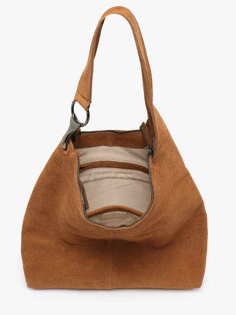 Shoulder Bag Leather Leather Biba Brown leather JAP2L other view 2
