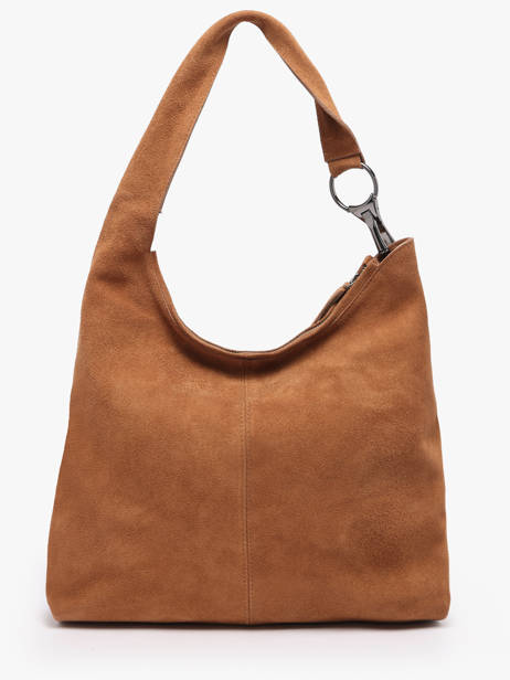 Shoulder Bag Leather Leather Biba Brown leather JAP2L other view 3