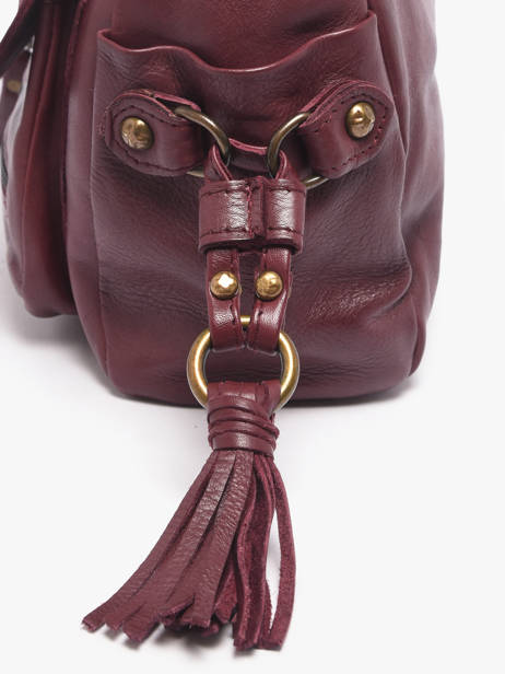 Shoulder Bag Cow Leather Basilic pepper Red cow BCOW91 other view 2