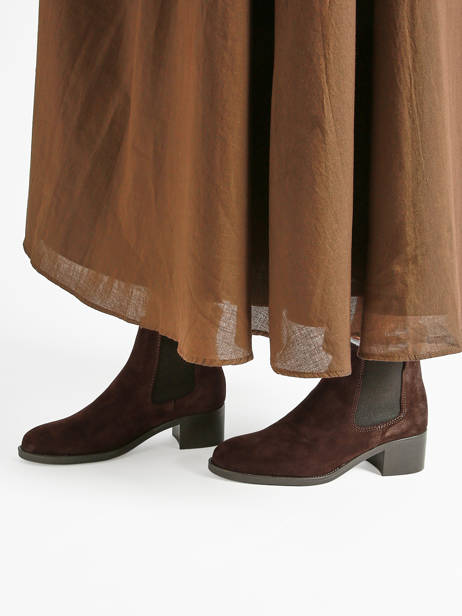 Heeled Boots In Leather Tamaris Brown women 41 other view 1
