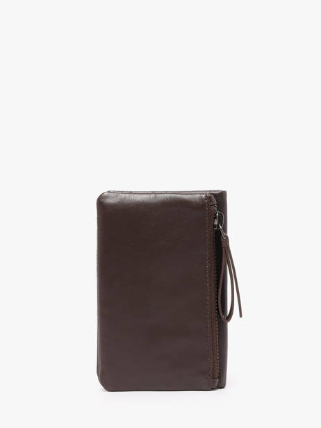 Wallet Wallet Leather Biba Brown wallet SFM4L other view 3