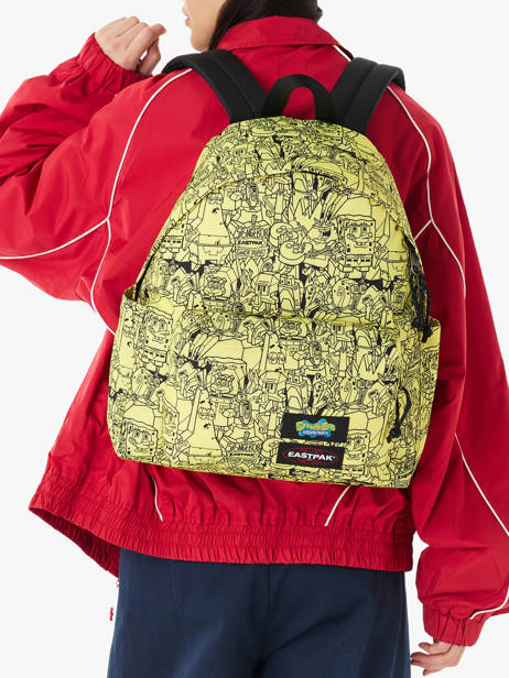 Backpack Day Pak'r Spongebob Eastpak Yellow eastpak x sponge bob A5BG4SPO other view 1