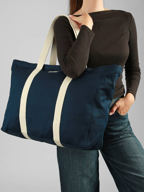 Cotton Jean Shoulder Bag Hindbag Blue best seller JEAN other view 1