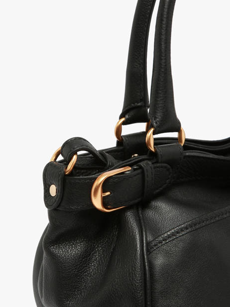Petit Sac Lune En Cuir Vanessa bruno Noir lune 11V40920 vue secondaire 3