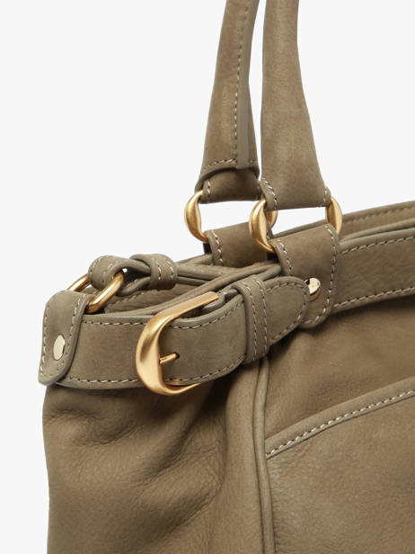 Small Lune Satchel Nubuck Leather Vanessa bruno Beige lune 3V40920 other view 2