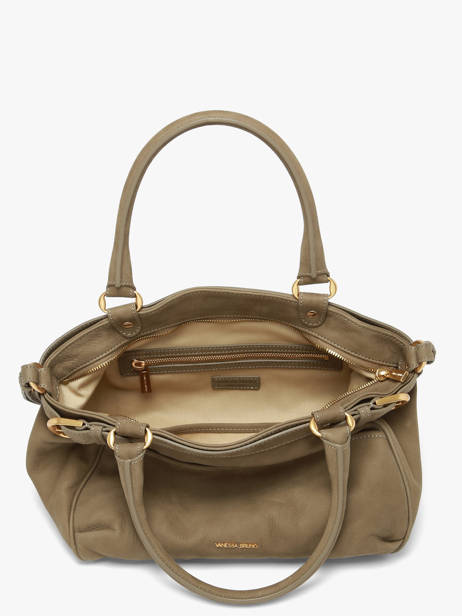 Small Lune Satchel Nubuck Leather Vanessa bruno Beige lune 3V40920 other view 3